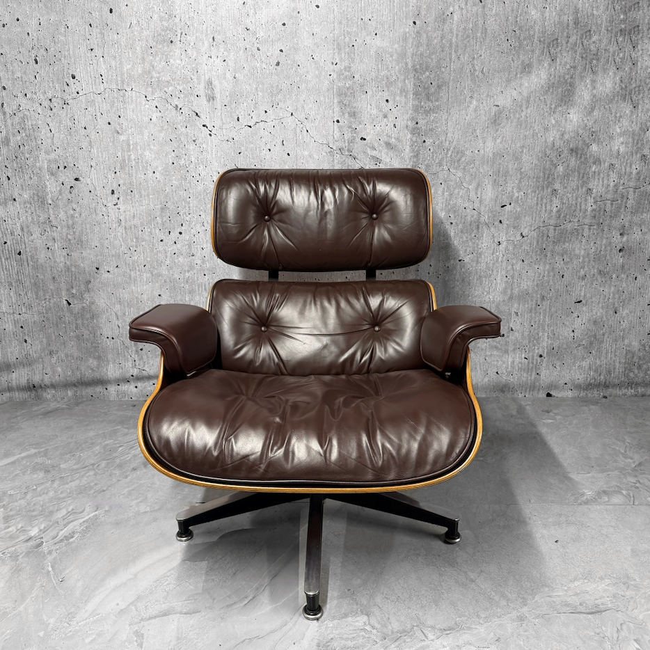 Herman Miller Eames 670 Lounge Chair Rosewood Brown Vintage