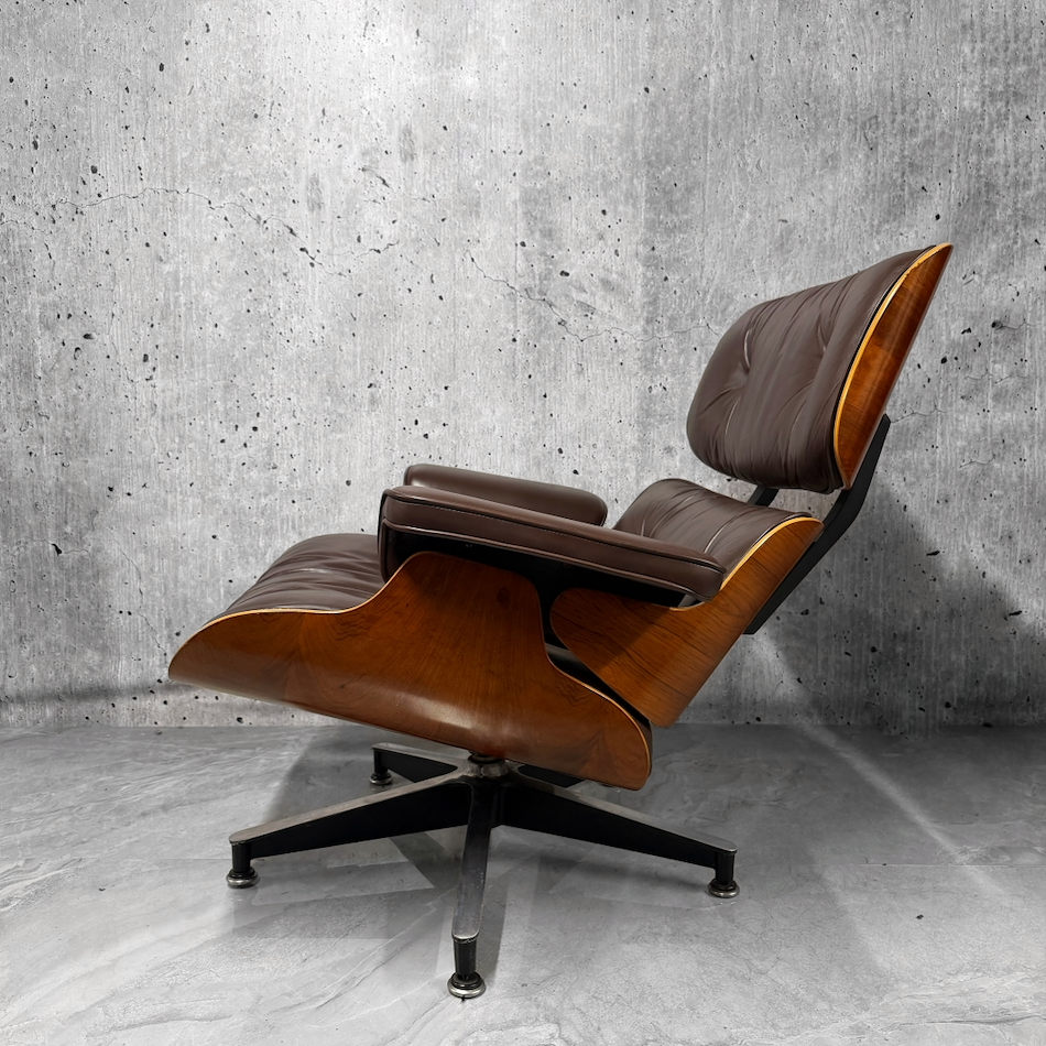 Herman Miller Eames 670 Lounge Chair Rosewood Brown Vintage