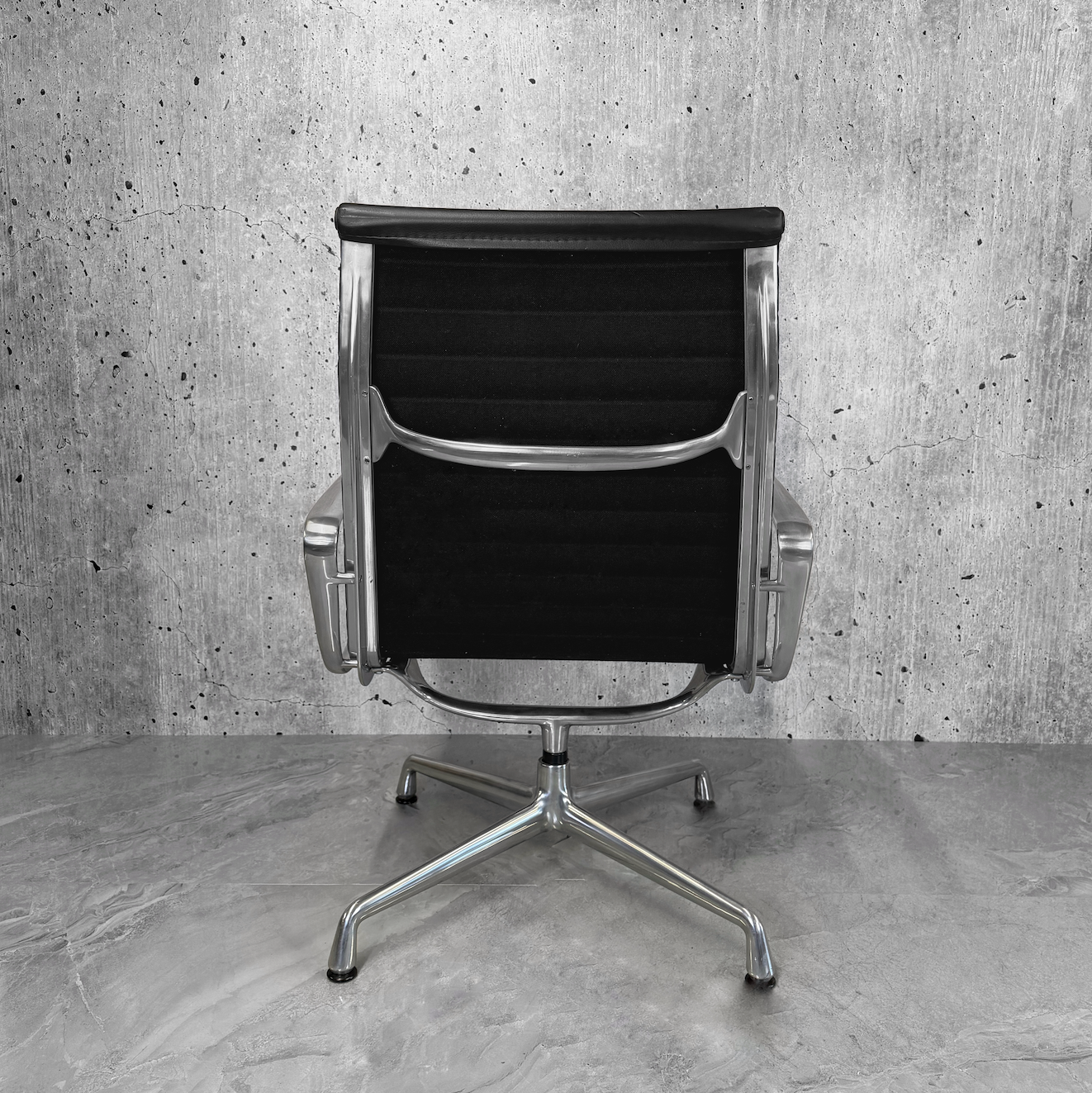 Vitra Eames EA116 Lounge Chair Black Leather
