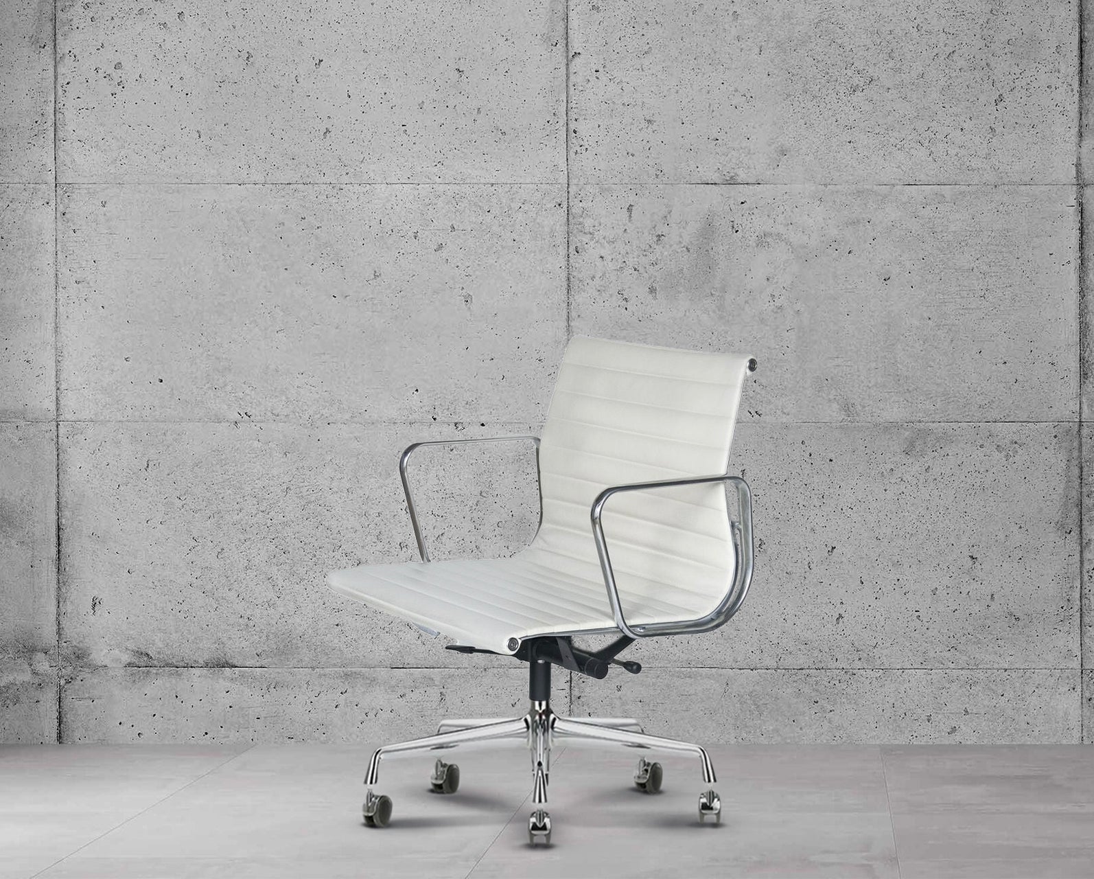 Vitra Eames EA117 Ribbed Lowback Office Chair