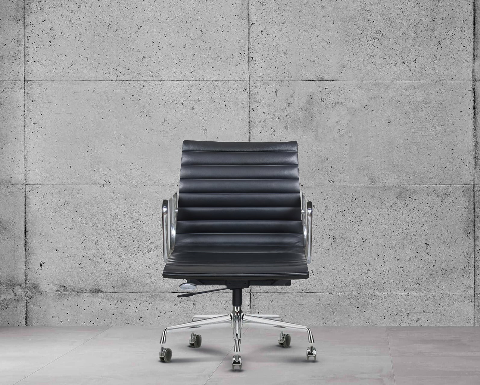 Vitra Eames EA117 Ribbed Lowback Office Chair