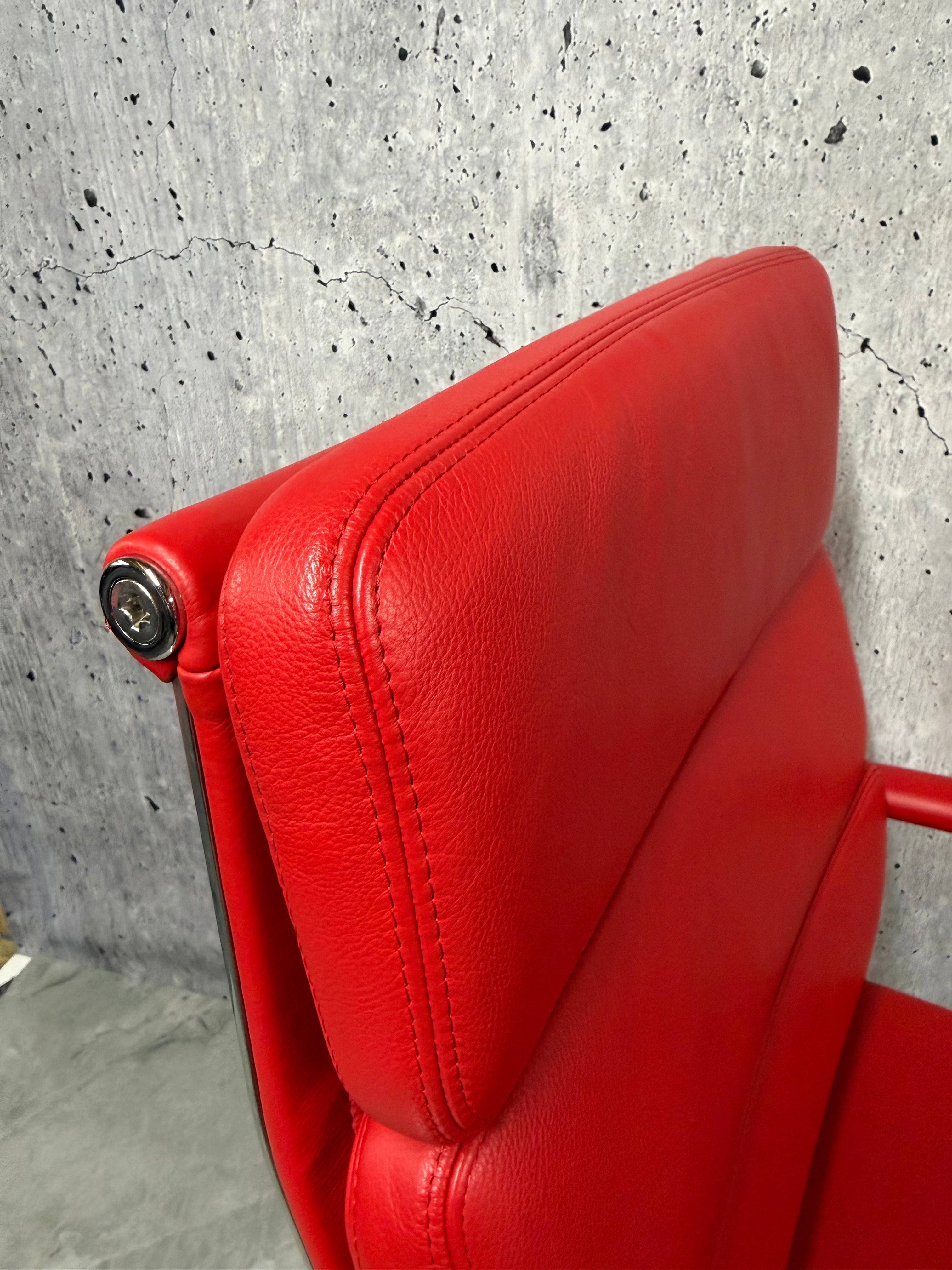 Vitra Eames EA219 Leather Highback Softpad Office Chair Refurbished