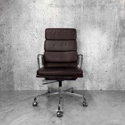 Brown_Leather_Vitra_Eames_EA219_Chrome_Office_Chair