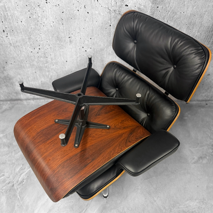 Vintage 1969 Herman Miller Eames 670 Lounge Chair & Ottoman Brazilian Rosewood