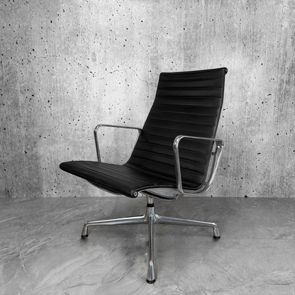 Vitra Eames EA116 Lounge Chair Black Leather