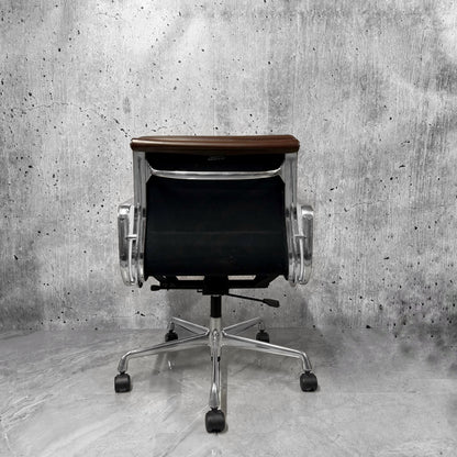 Vitra Eames EA217 Leather Softpad Lowback Office Chair brown Refurbished