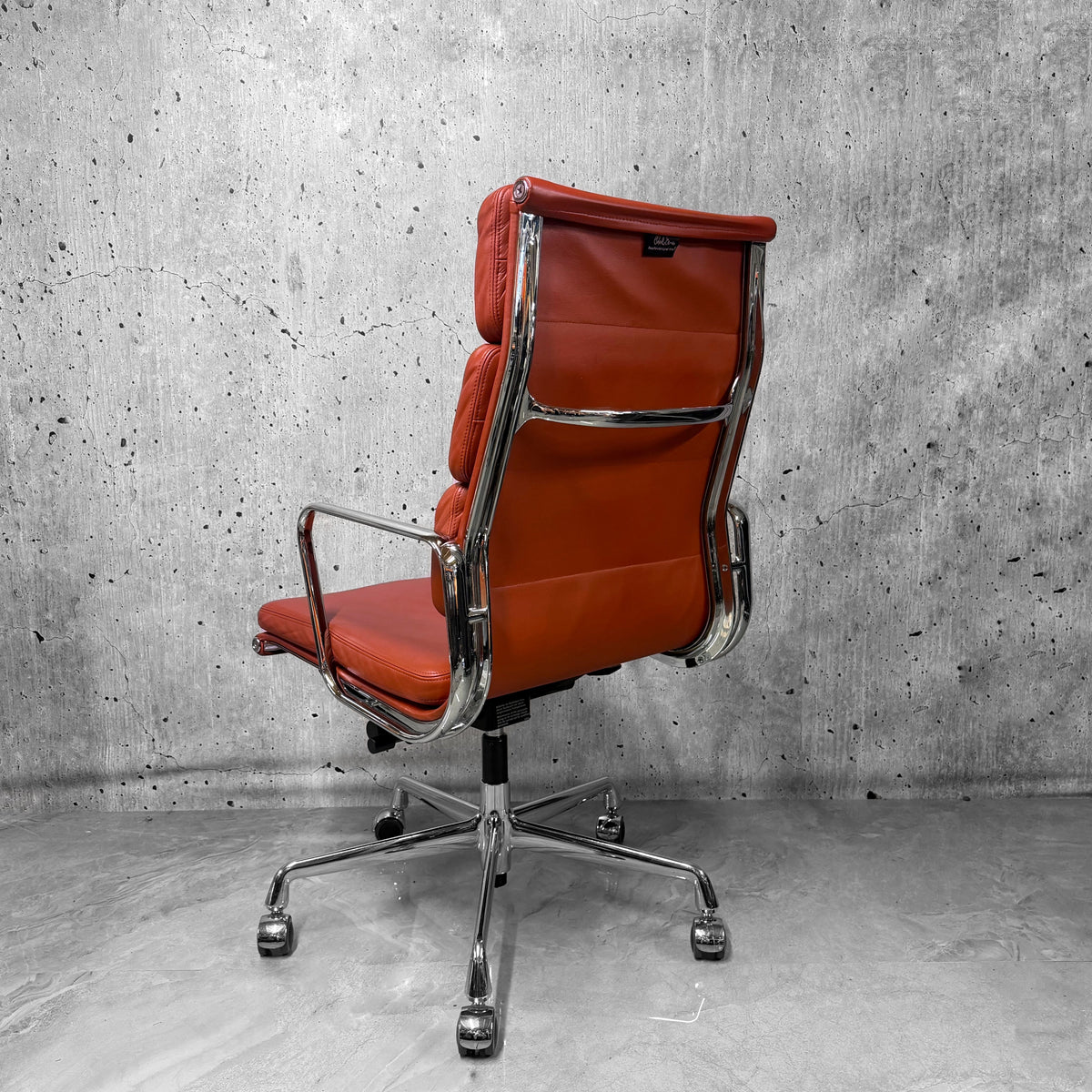 Vitra Eames EA219 Leather Highback Softpad Office Chair Refurbished cognac