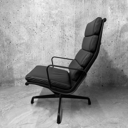 Vitra Eames EA222 Lounge Chair Black Leather 2025 New Condition