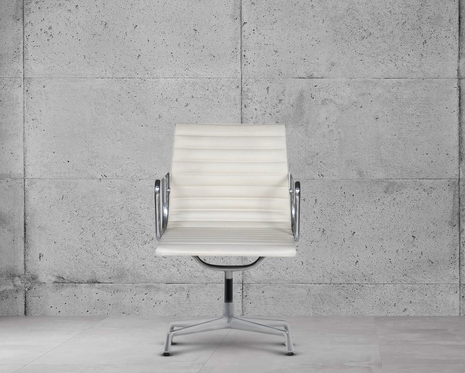 Vitra Eames EA108 Ribbed Lowback Office Chair